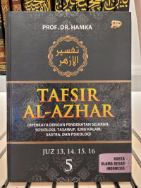 Tafsir al-Azhar Jilid 5 (Diperkaya dengan Pendekatan Sejarah, Sosiologi, Tasawuf, Ilmu Kalam, Sastra dan Psikologi)