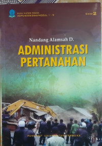 Administrasi Pertanahan