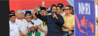 Pidato Surya Paloh dalam parade kebudayaan KIta Indonesia