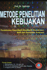 Metode Penelitian Kebijakan