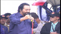 KUNJUNGAN DAN PIDATO SURYA PALOH DALAM ACARA PARADE NUSANTARA DI SERANG